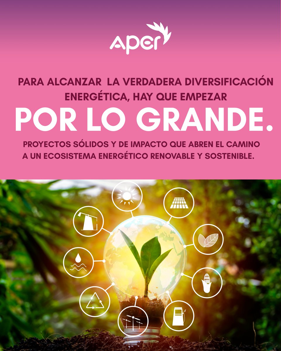 AperPr's tweet photo. 🌎 Para lograr una verdadera diversificación energética, Puerto Rico necesita proyectos sólidos y de impacto.

💡 La transformación debe empezar por lo grande, con iniciativas que garanticen un ecosistema renovable y sostenible.

#DiversificaciónEnergética #RenovablesPR #APER https://t.co/ZO2gGgTbNu