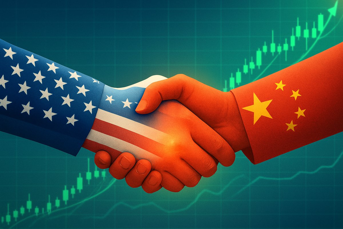 📈 Asian markets bounce back as US-China trade fears ease! A sign of de-escalation or a temporary relief rally? thedailyscrypt.io/trading/asian-…