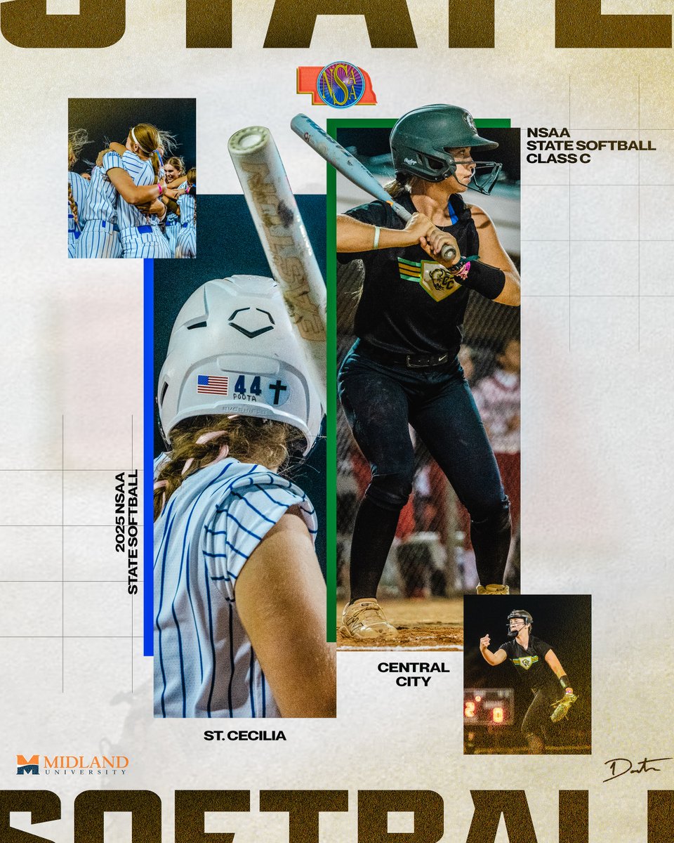 nsaahome's tweet photo. 🥎 NSAA Class C Softball Championship Game - #1 Hastings St. Cecilia Hawkettes (28-6) vs. #6 Central City Bison (28-8)

📅 October 20
📍 Lincoln, NE
⏰ 12:00 PM
🏟️ Bowlin Stadium
👜 Clear Bag Policy
💻&amp;📺 @NebPublicMedia 

@danteboelhower   |   #nebpreps   |   @MidlandU https://t.co/bWI3tIjRWb