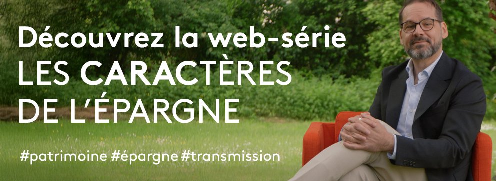 De nouveaux épisodes de notre web-série originale : LES CARACTÈRES DE L’ÉPARGNE sont en ligne ! Il s’agit d’un programme de sensibilisation et d’information, clair et concret, pour aider chacun à mieux orienter ses choix financiers. A découvrir 👉carac.fr/caracteres-epa…