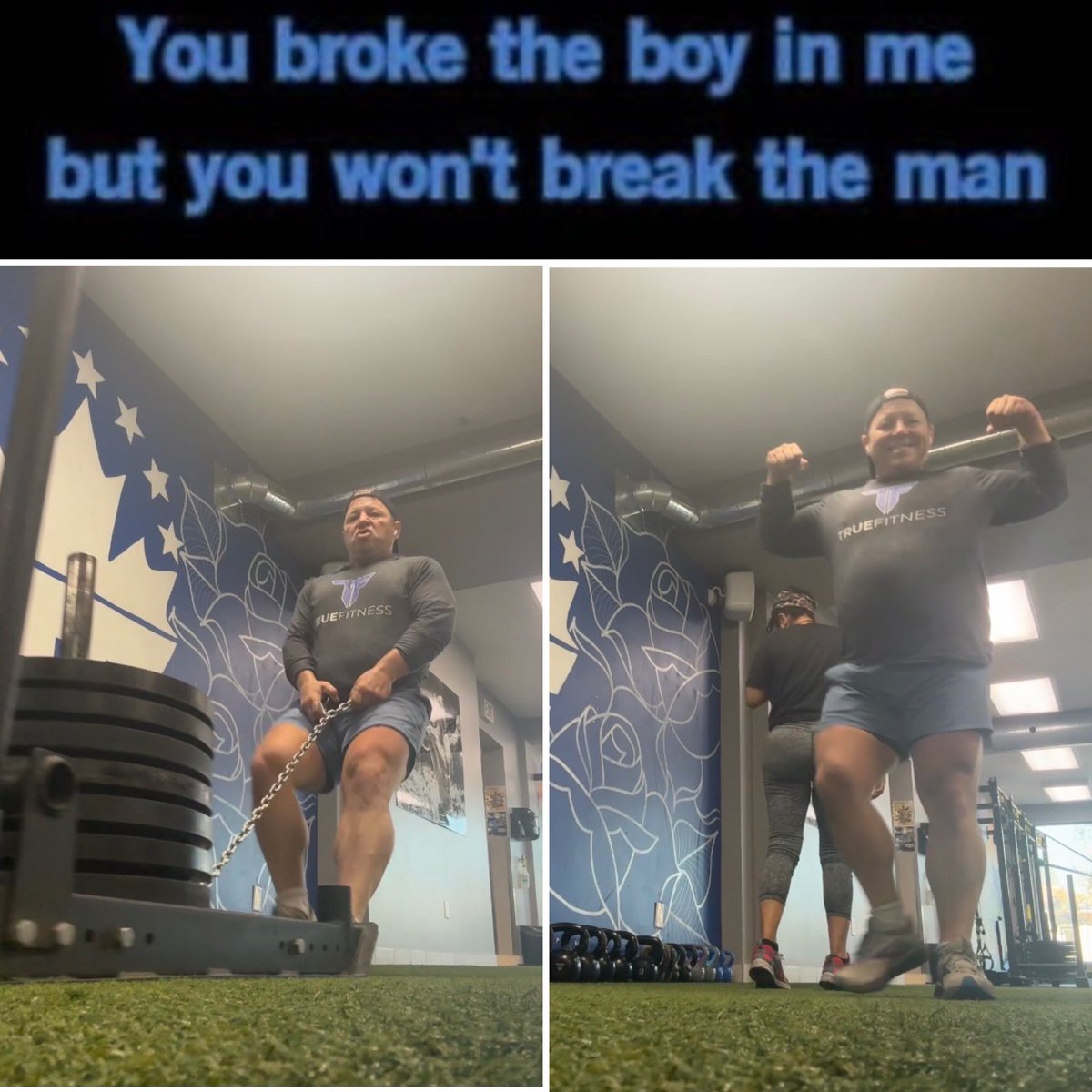CasinoKevin1979's tweet image. “You broke the boy in me!, but you won’t break the man!”

Monday morning #StrengthAndConditioning training session that was #PaidInFull 

#SledPull walking backwards with 445 #SolidAssPounds on the sled!

#PuraVida 🤙 como siempre!