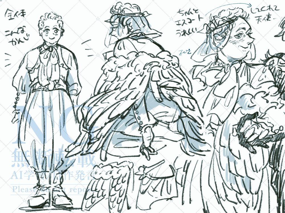 2oihsoy's tweet image. #CrowAziHALLOWEEN2025👿🥂😇

全体像のやつそれぞれ　
羽の騎士みたいな、(天使は)花の騎士みたいな