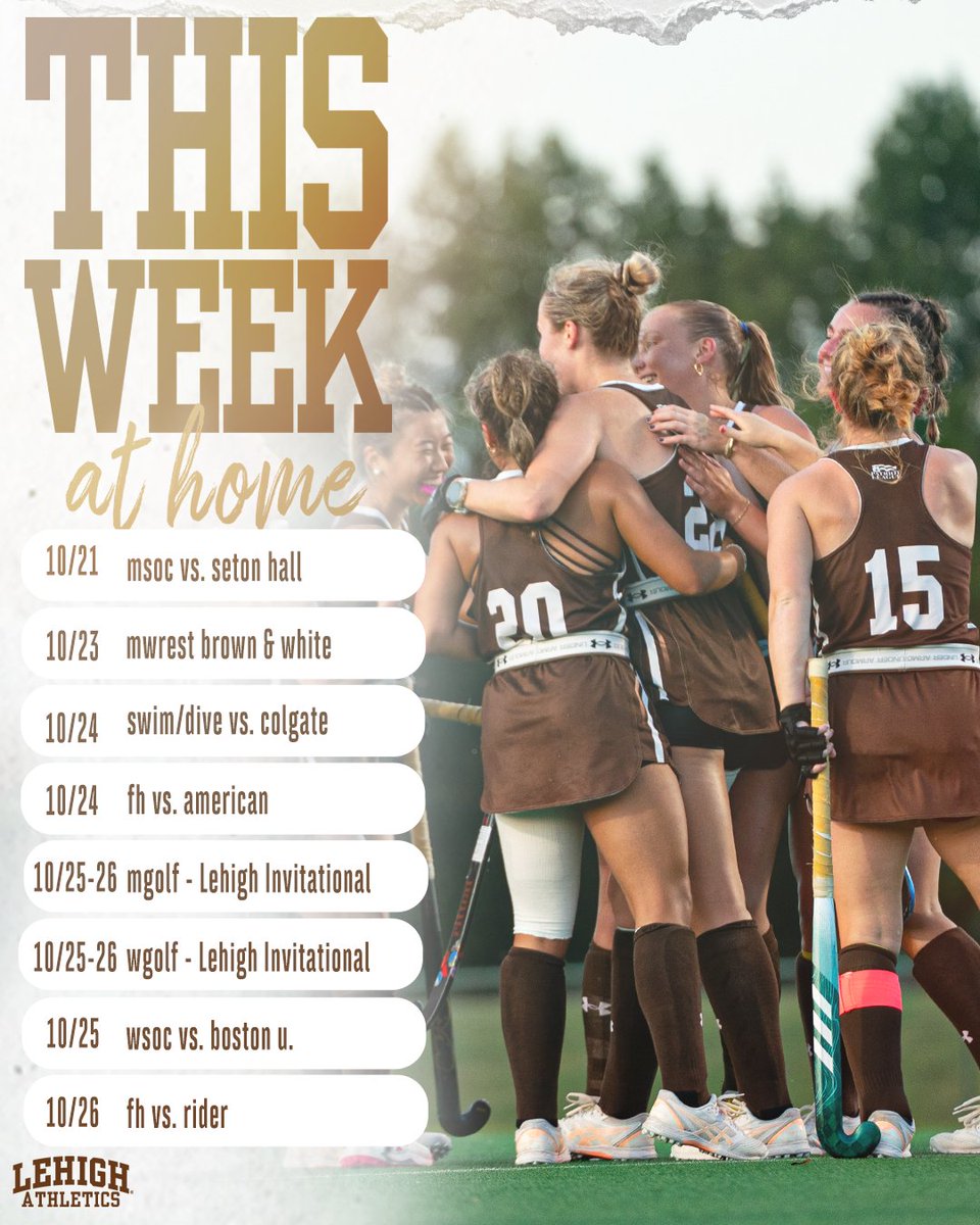 Plenty of Lehigh sports action in Bethlehem this week! 😎
