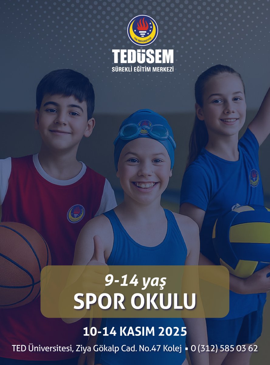 Ara tatil okulu kayıtları başlamıştır. 5-6 yaş grubu, 7-8 yaş grubu, 9-14 yaş grubu çocuklarımız için özenle hazırladığımız dopdolu programlarımıza bekliyoruz.
Ayrıntılı bilgi için:
sem.tedu.edu.tr
0538 035 88 71