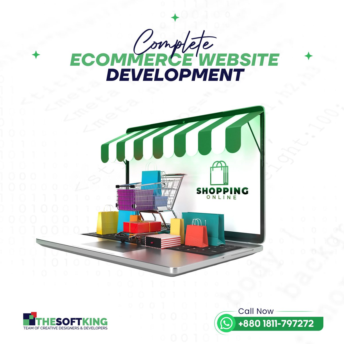 TheSoftKing's tweet image. Build. Launch. Grow. 🚀
Get your custom eCommerce website with THESOFTKING designed for speed, security, and sales!
💻Start today: thesoftking.com/services/ecomm…
📧𝐬𝐚𝐥𝐞𝐬@𝐭𝐡𝐞𝐬𝐨𝐟𝐭𝐤𝐢𝐧𝐠.𝐜𝐨𝐦 | 📞+𝟖𝟖𝟎 𝟏𝟖𝟏𝟏-𝟕𝟗𝟕𝟐𝟕𝟐

#Ecommerce #webdevelopmentteam #thesoftking