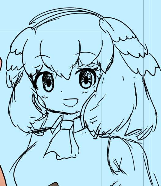 息抜きにスズメちゃん落書き