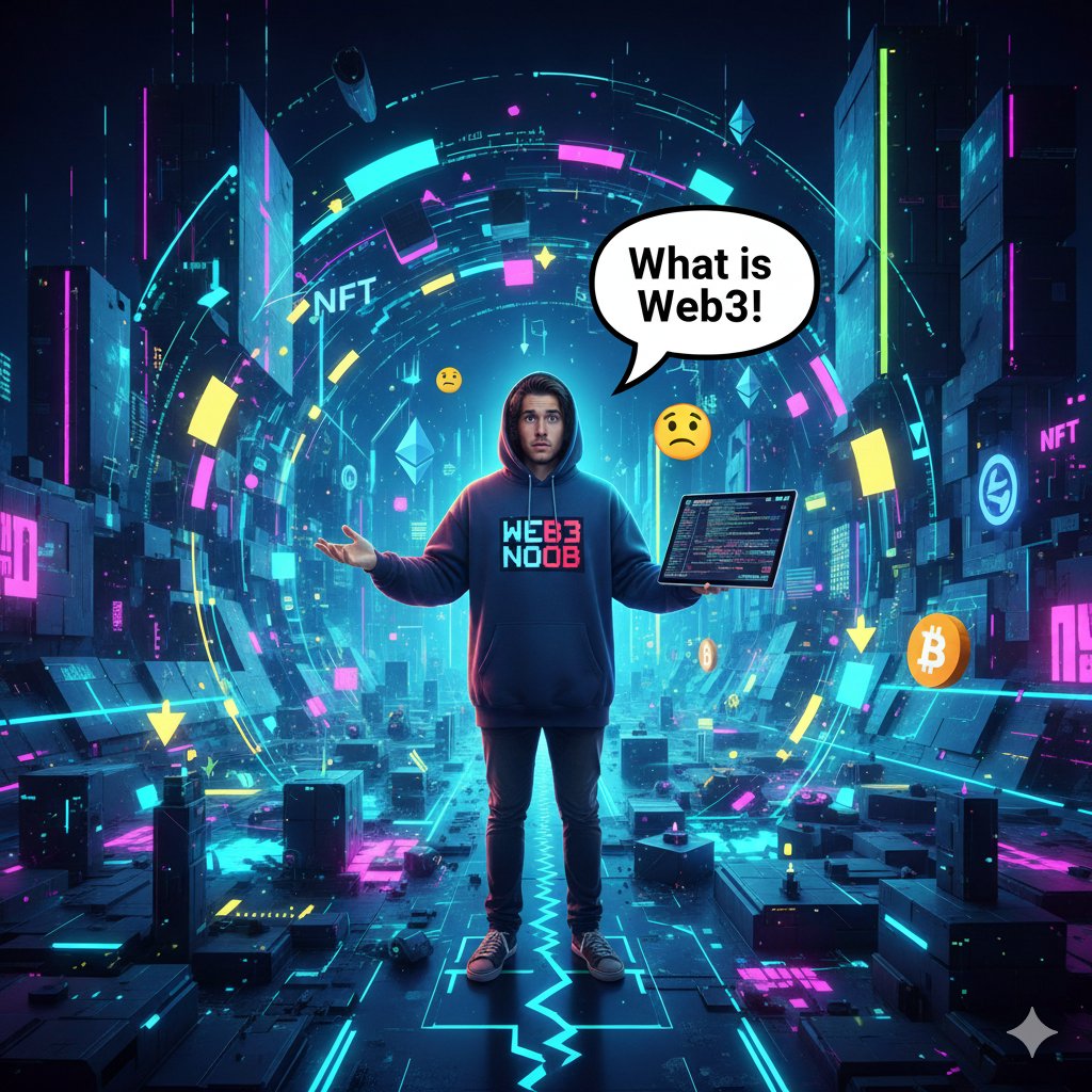 emmycoco__'s tweet image. Trying to figure out what Web3 is after the class and reading articles on X.

​I'm officially starting my journey into this space, and I know quite nothing.

What's the best, simplest resource for a noob?
​Put me on guys @TheGlobalMotun
#TWI ​#Web3 #Newbie #Blockchain #DeFi