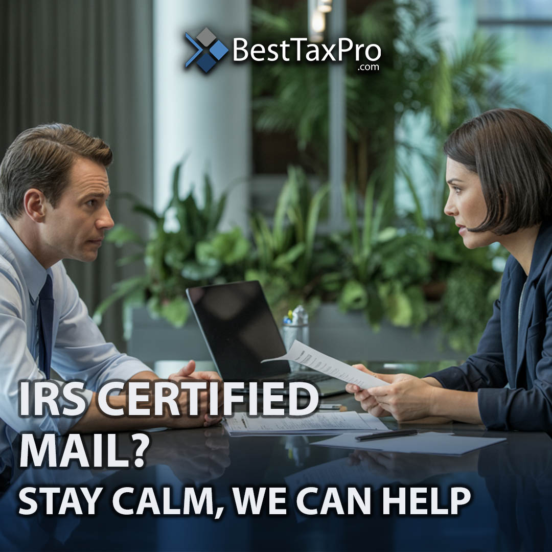 BestTaxPro1's tweet image. Received IRS certified mail? Don&apos;t stress. Our expert tax professionals will guide you through every step and help you respond confidently.

Visit BestTaxPro.com
Have questions about IRS notices? 

#MinnesotaTaxPro #AuditSupport #WageGarnishmentHelp #BestTaxPro