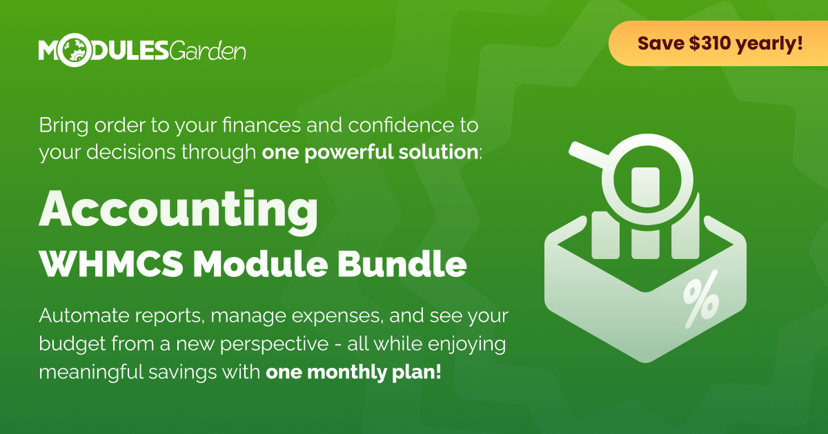 ModulesGarden's tweet image. Most accounting mistakes don&apos;t happen because someone did it wrong, but because no one had the time to do it right. Our Accounting Bundle gives that time back through trusted #WHMCS automation.

Sync, track, report, and save $310 a year while you&apos;re at it: blog.modulesgarden.com/accounting-whm…