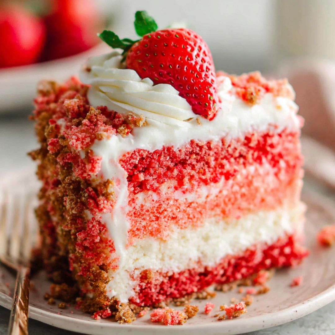 Sweet, creamy, and topped with that iconic strawberry crunch 🍓✨
This Strawberry Crunch Cake is nostalgia and flavor in every bite.
Bake it now 👉 violarecipes.com/strawberry-cru…
#strawberryshortcake #CAKE #dessert #recipes