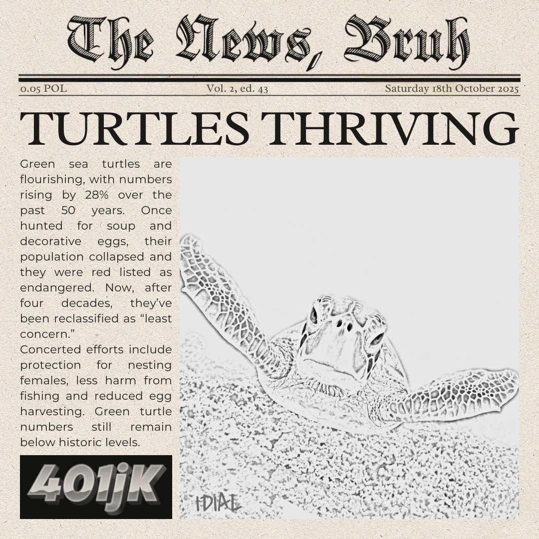 The monochrome version of the latest edition of <a href="/thenewsbruhNFT/">The News, Bruh</a>  is now available on <a href="/rarible/">Rarible</a> and <a href="/opensea/">OpenSea</a> 

This week's advertisers is <a href="/401_JK/">401JK</a> - be sure to check them out!

opensea.io/item/polygon/0…

og.rarible.com/token/polygon/…