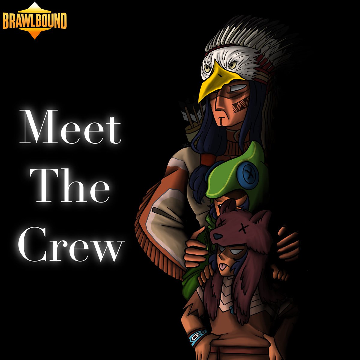 brawlbound's tweet image. Meet the rulers of Adventure Land! The Rumble Jungle Trio! You’ll be able to find them alongside the Biodome Trio and the Pirate Trio!