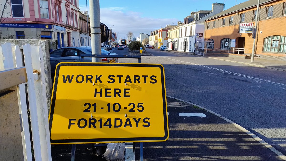 ⚠️ ARDROSSAN ROADWORKS ⚠️
If you have an appointment with us during this period, please allow for extra time as public transport and car parking will be disrupted. If you're unable to attend or are running late, please call Freephone 030 0002 0002 to inform us as soon as possible