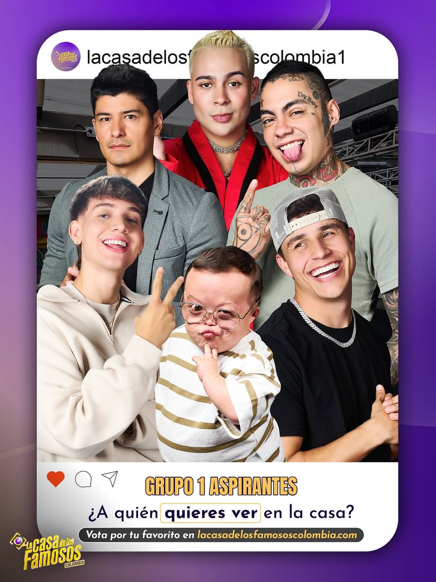 ¡La espera terminó! 🔥 Este es el primer grupo de participantes que desea ingresar a la casa más famosa de Colombia. 😱 #LaCasaDeLosFamososCol3

Vota Ya! ⬇️
zona-interactiva.canalrcn.com/la-casa-de-los…

#LaCasaDeLosFamososColombia #LaCasaDeLosFamososCol