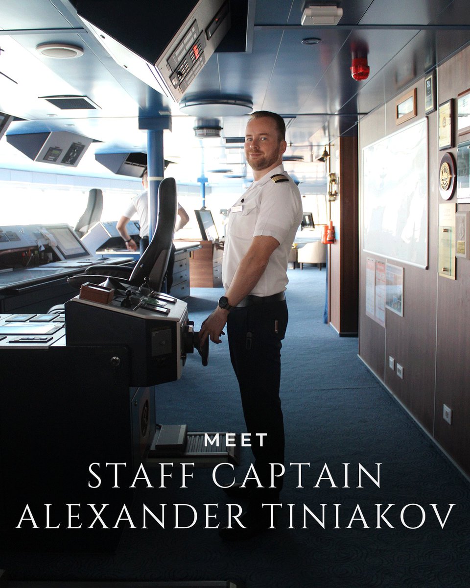 regentcruises's tweet image. How many stripes does a Staff Captain have on their uniform? Read more about our officer ranks and learn about the inspiring journey of how Alexander Tiniakov earned his bit.ly/4hkzjlL #OnTheBlog #WeAreRegent