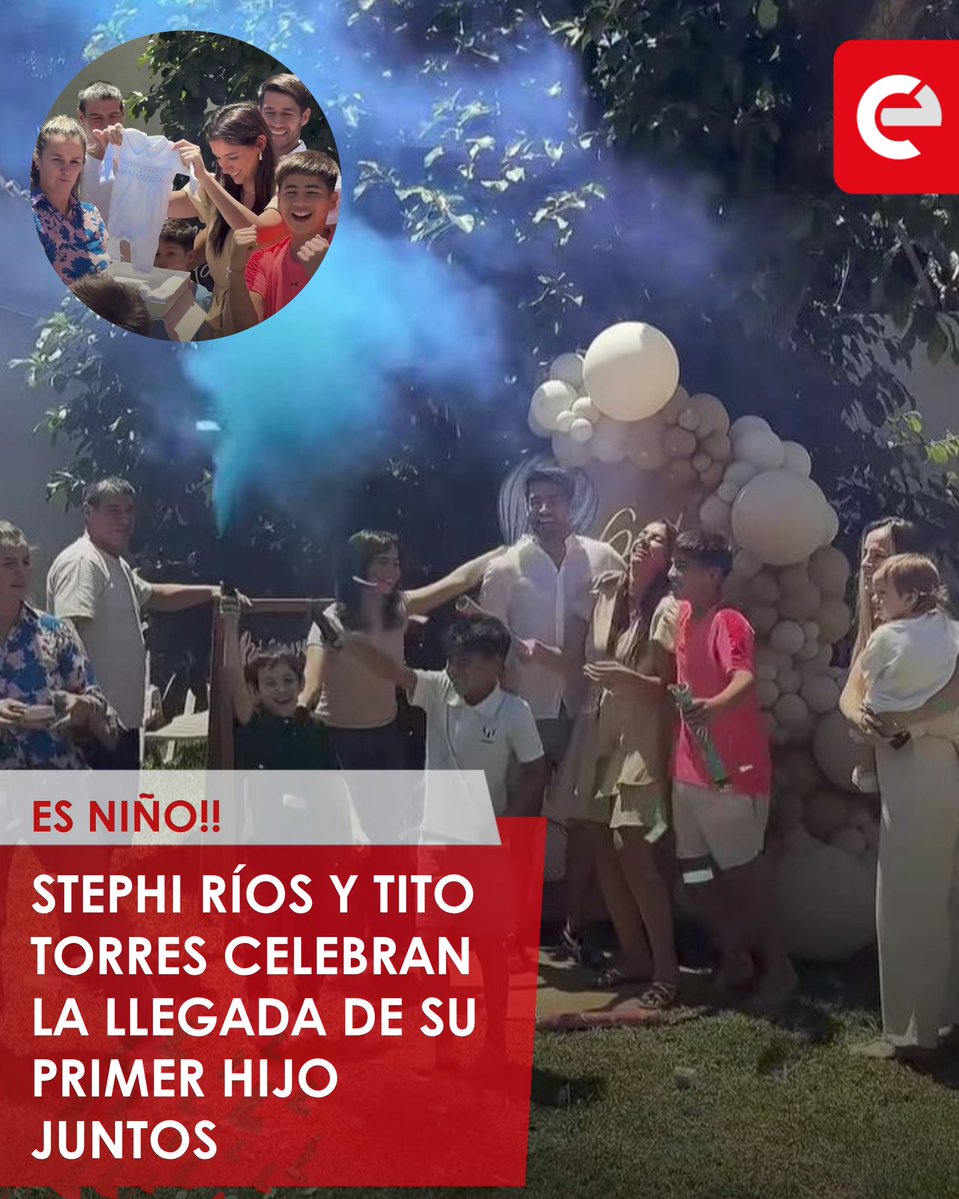 canal_e_py's tweet image. 🥺 La influencer Stephi Ríos y el futbolista Iván “Tito” Torres compartieron un tierno video en redes sociales donde revelaron el sexo de su bebé. 

Aunque ambos pensaban que esperaban una nena, la ecografía les dio una gran sorpresa:

 ¡Se viene un varoncito! 💙

#niño…