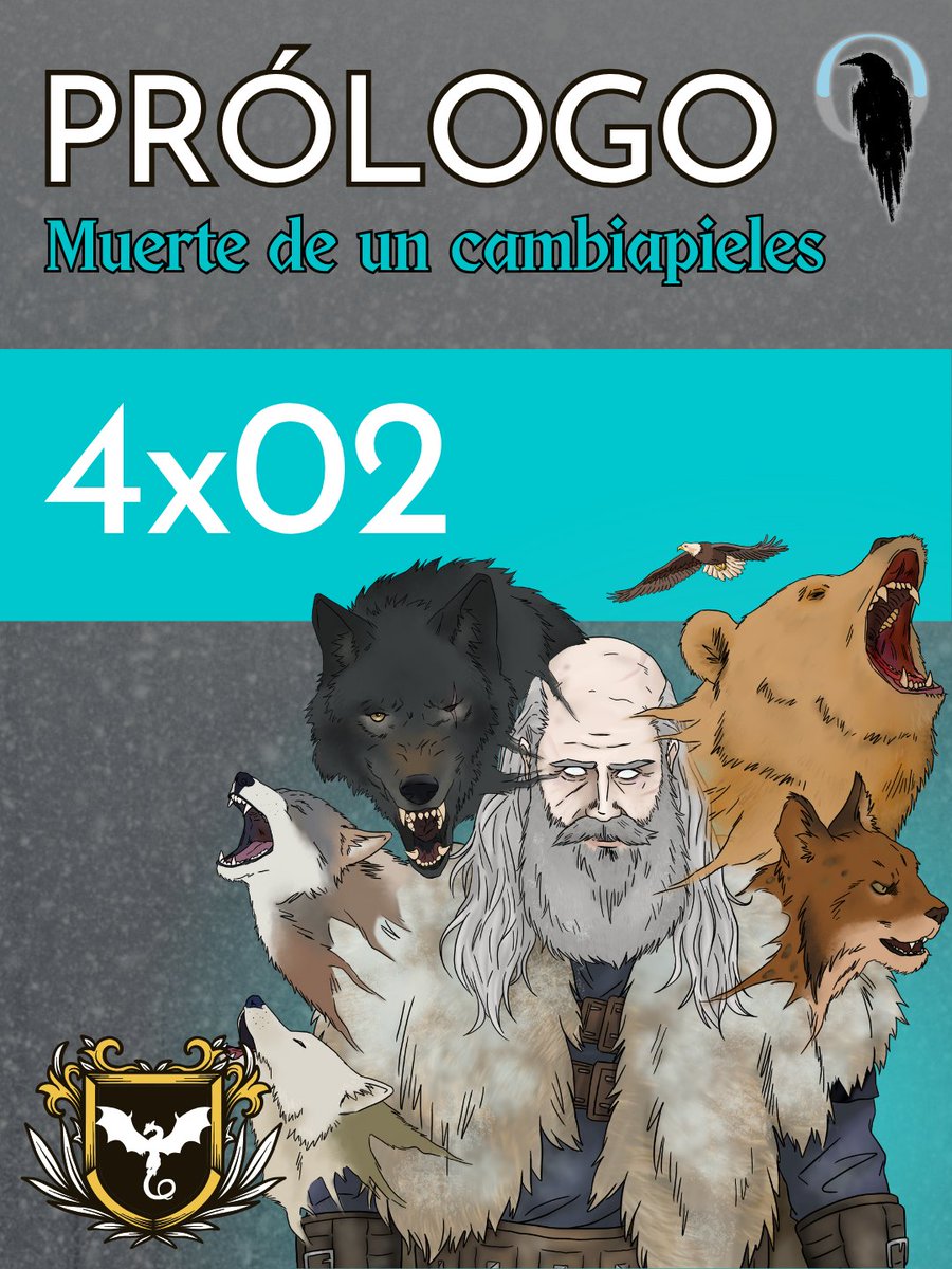 LaCancionPod's tweet photo. Esta semana, siguiendo nuestro proyecto de relectura conjunta, os traemos el análisis del Prólogo de Danza de Dragones, donde un moribundo Varamyr nos muestra las habilidades de un cambiapieles experimentado.

Ya disponible en PATREON:
▶️ https://t.co/dNDGiv1D7q https://t.co/je4VUXDaHn