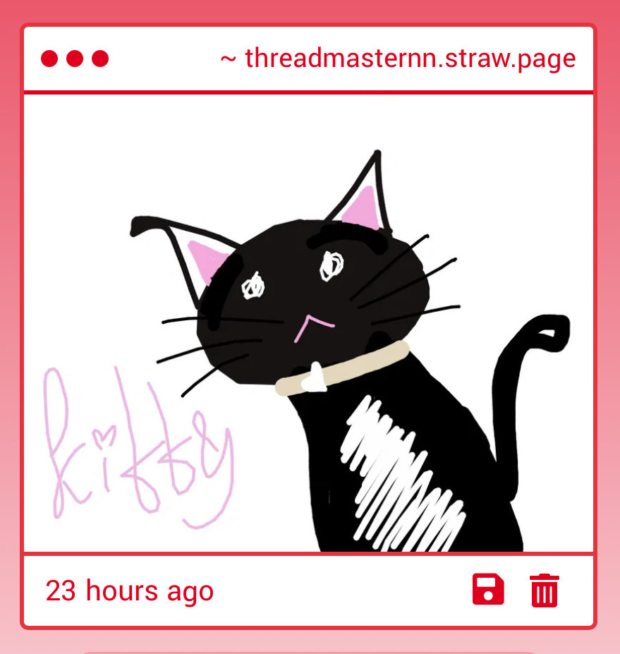 Aww ty anon 🩷 such a cute kitty 😞