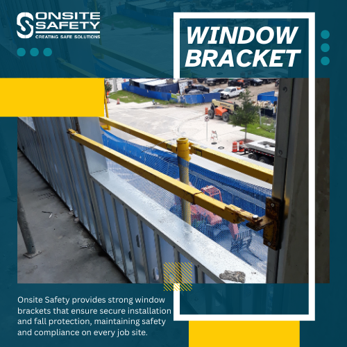 OnsiteSafety's tweet image. Onsite Safety’s window brackets offer secure installation for windows while providing essential fall protection. These brackets help ensure the safety of workers on high-rise buildings.
#OnsiteSafety #WindowBrackets #FallProtection #ConstructionSafety #WorkerSafety