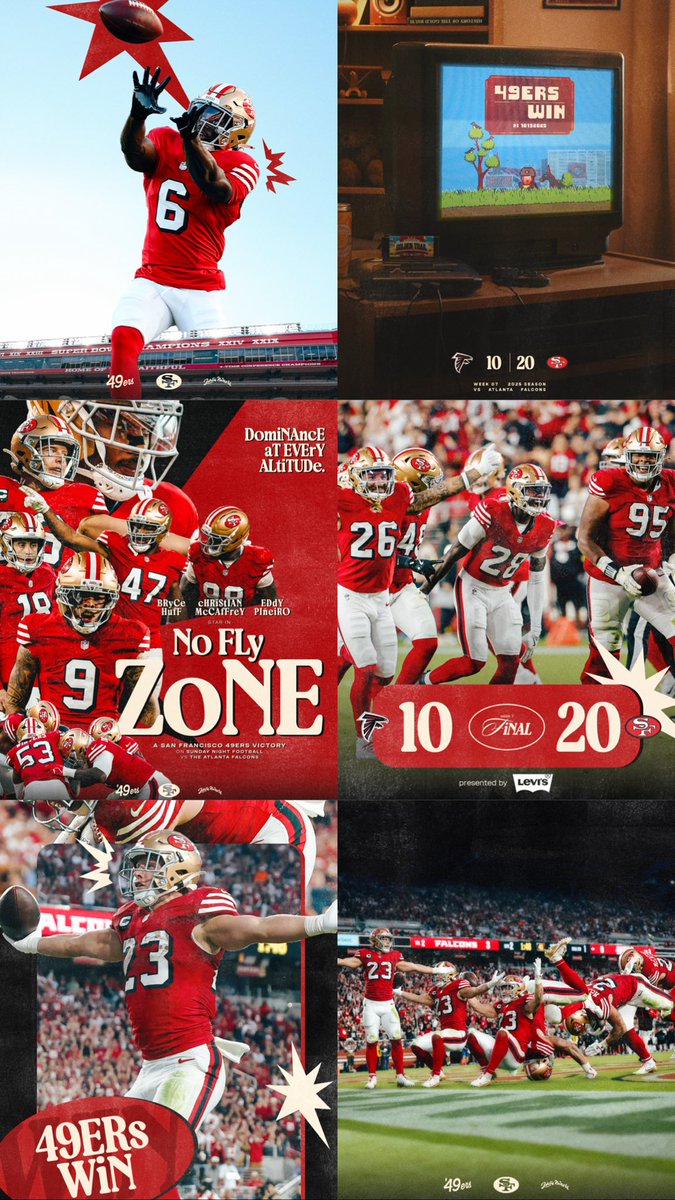 newageofsports's tweet photo. 📼🔥 Be kind, please rewind.
Major kudos to our #DesNiners squad for creating a strong cohesive brand identity for the ‘94 Throwback uniforms in our @49ers win last night 🤌
cc: @acllavore @vinceyraow @LeekyboEdits 🧅🕺 https://t.co/GG6OTkBnTo