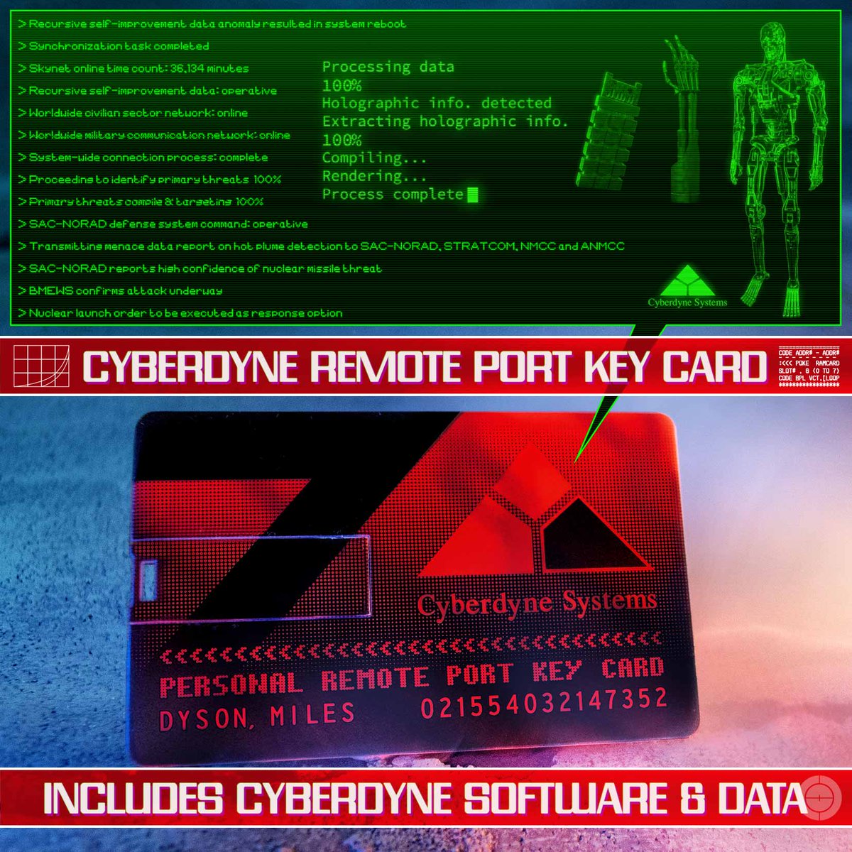 🤖 The future is not set… but the pre-order for Terminator – The Connor Files is!
20+ collector’s items straight from the resistance: the Guidebook, T-800 Neural Net CPU, Sarah Connor’s psychiatric assessment, and more.
📦 Ships November 28.
👉 doctorcollector.com