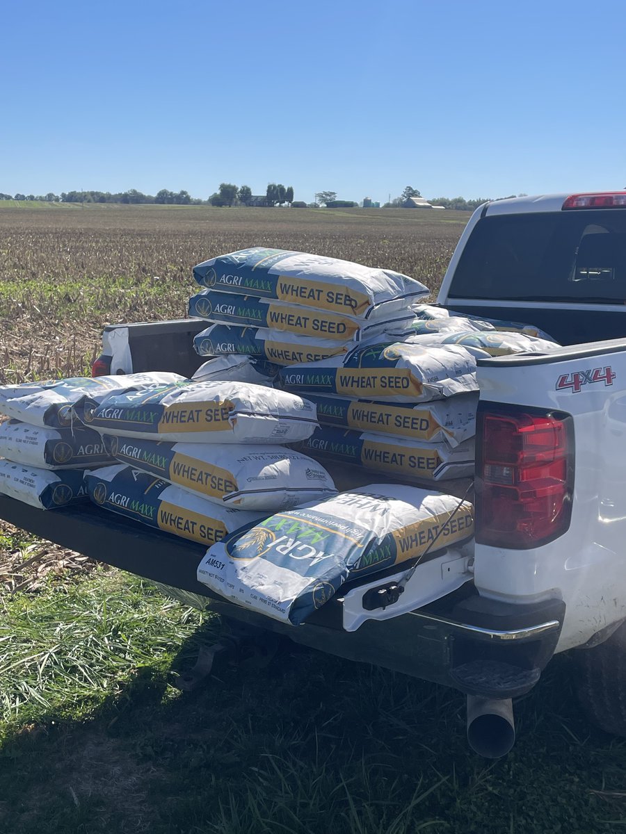 AgriMAXXWheat's tweet photo. First Mid-South Strip Trial is in the ground near Elkton, KY! Testing out new varieties and excited to see more trial locations coming soon in the next few weeks #highperformancewheat https://t.co/EymiFOzpxQ