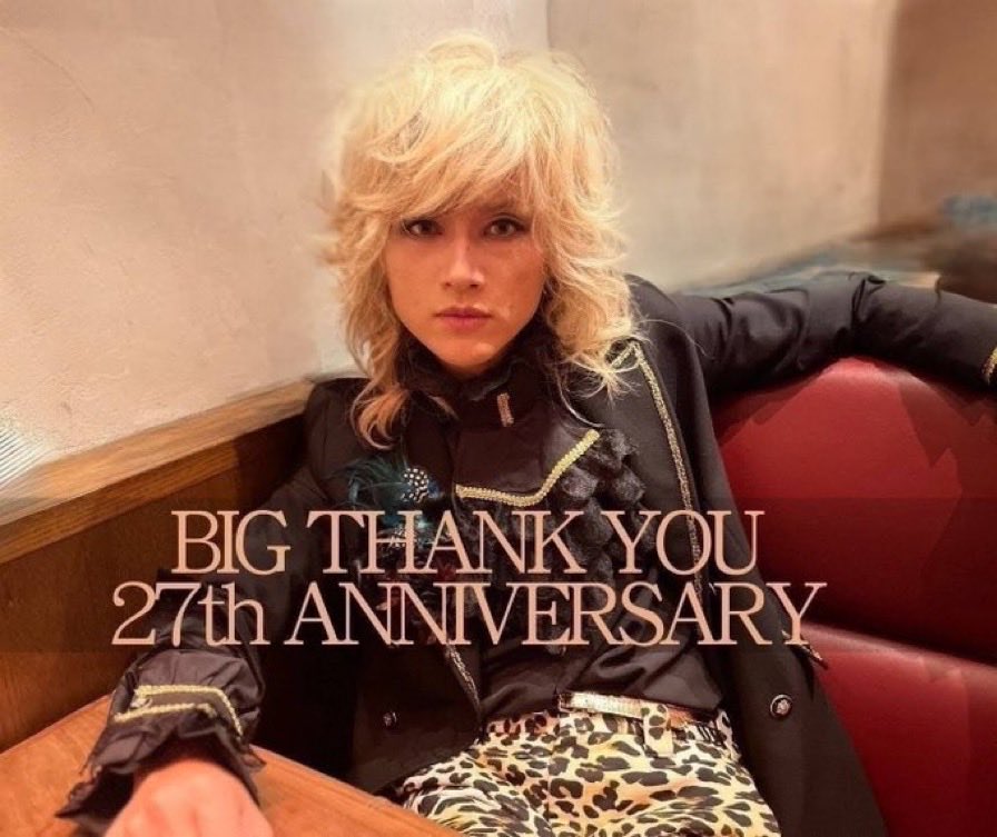 2025.10.21
BIG THANK YOU
27th ANNIVERSARY
47歳になり、
デビュー26年目を完結、
デビュー27年目を迎えました。
心から感謝申し上げます。
#中島卓偉
#TAKUINAKAJIMA
