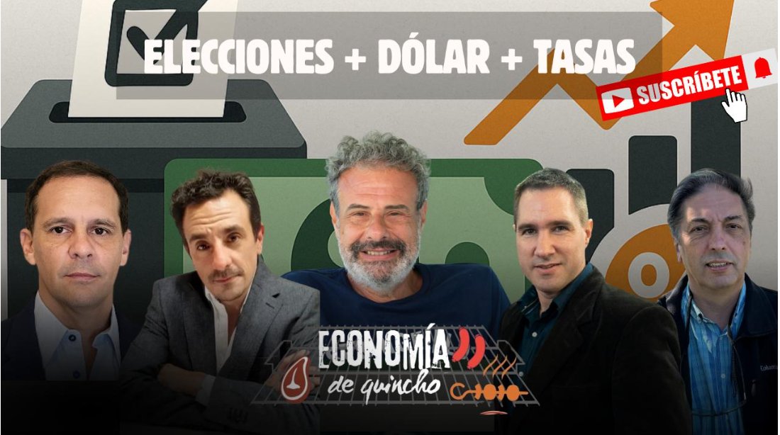 #EconomiadeQuincho Hoy 22 hs <a href="/lacha/">lacha</a> <a href="/JorgeGiacobbe/">Jorge Giacobbe</a> <a href="/fspotorno/">Fausto Spotorno</a> 
Invitado Especial: <a href="/paluchari/">Ari Paluch</a> 
Para Youtubers acá: youtube.com/@damiandipace1…
Hoy traigan "factura" de campo que nos quedamos cortos con el "asado"...voten al quincho y compartan
👇👇👇