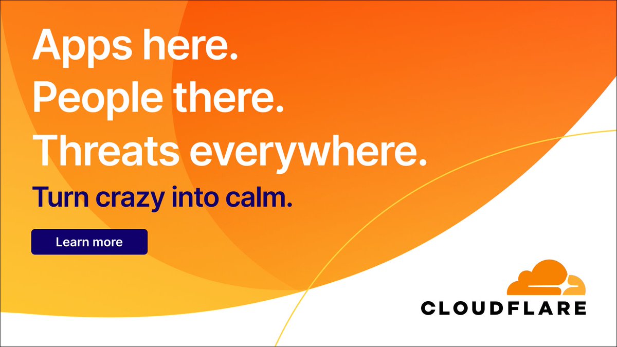 Cloudflare's tweet image. A new cloud model for secure any-to-any connectivity. cfl.re/3YYK5XS