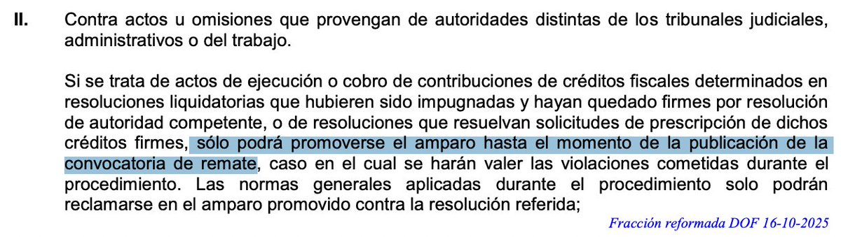 📌Esta redacción bastaría para cuestionar el impedimento de promover el amparo indirecto antes de la convocatoria (pues "hasta" está mal utilizado, hubieran agregado el "no podrá" o "a partir"), pero no se preocupen😔, nuestros nuevos juzgadores se encargarán de enmendarlo para
