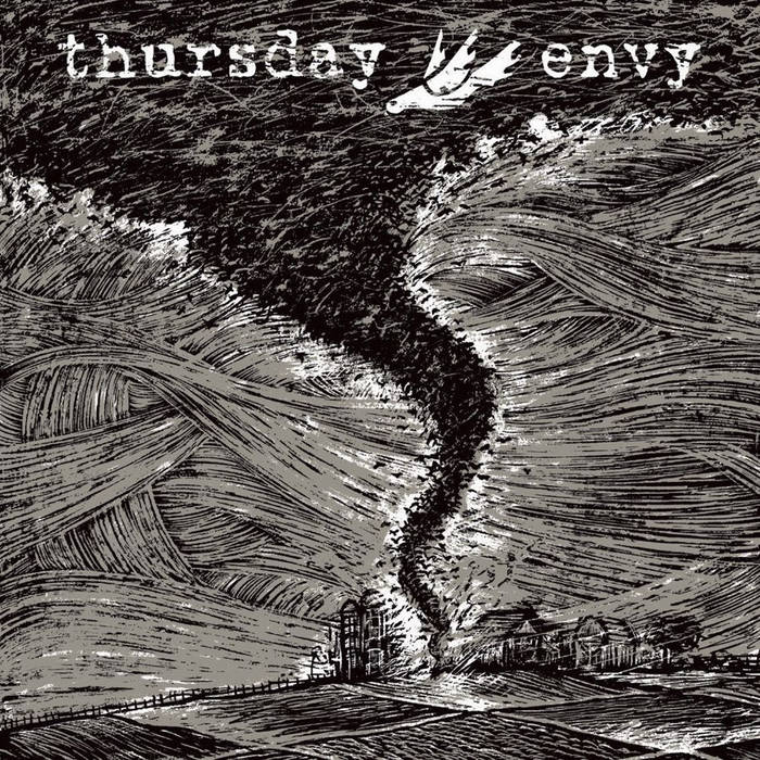 ncryptdcryptd's tweet image. I snagged this randomly at a record store back when it came out. It was the first record I bought that also came with a CD copy too.
Still to this day, I put this as my favorite split I've listened to. It's pairing really nicely with the rainy day.