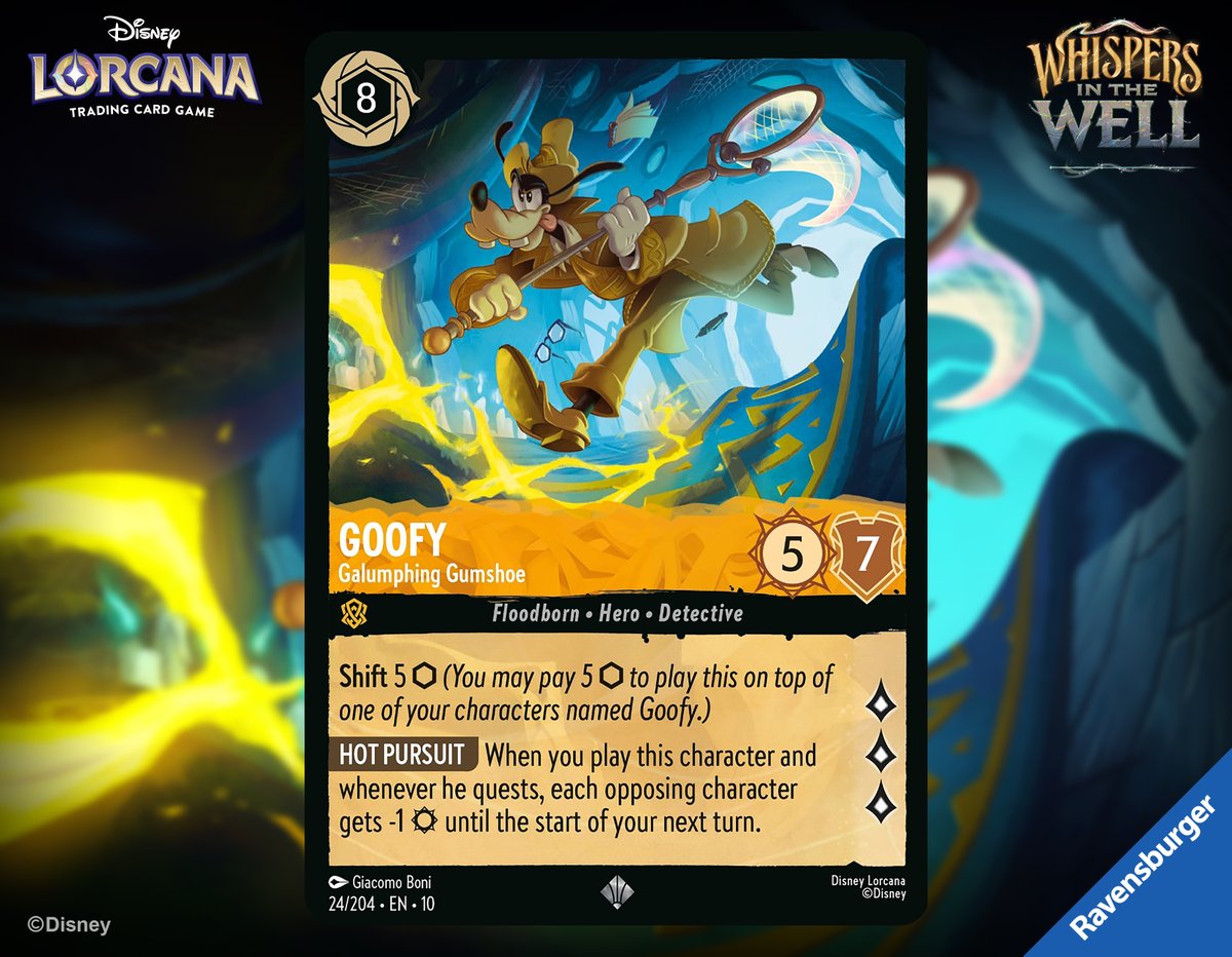 goofy lorcana card Disney Lorcana - Gamescom 2023 - Goofy main image 1