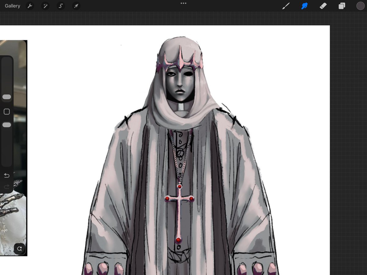 Made a new character:) he's a cutie patootie fo sure #digitalart  #priest #gothic #DarkSouls #oc