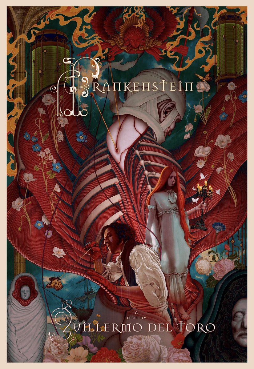 JamesJeanArt's tweet image. Good Morning! Here is the full, uncropped poster I did for @RealGDT @FrankensteinGDT