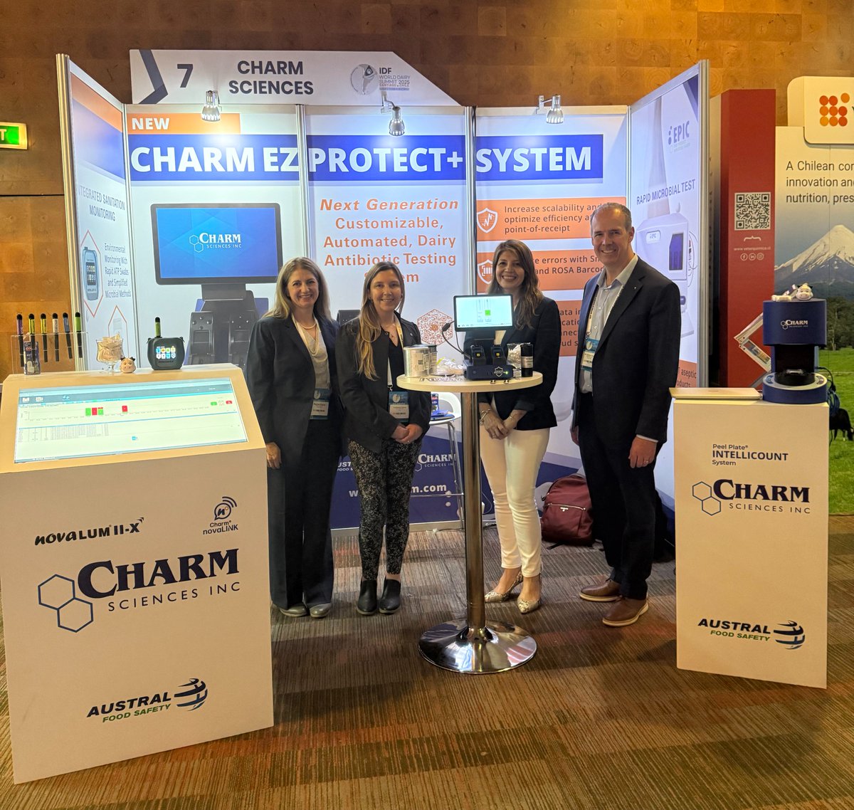 IDF World Dairy Summit kicks off today! Visit Charm Sciences at stand #B5 to see the NEW Charm EZ Protect+ System in action.