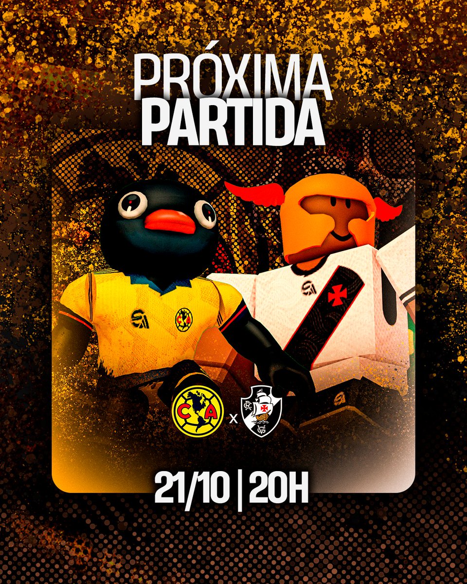 Copa_Roblox's tweet image. Próxima partida:
Club América x Vasco
Terça Feira / Martes | 8pm 🇧🇷 5pm 🇲🇽
#CopaRoblox 🏆