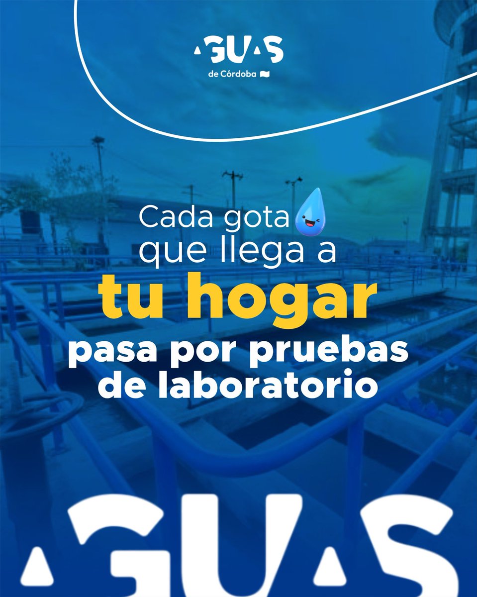 Detrás de cada gota hay compromiso, análisis y cuidado.
Así garantizamos agua segura para los hogares cordobeses.
