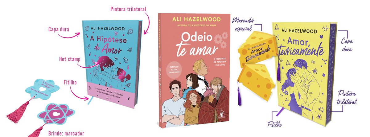 42Clube's tweet image. 📚 A hipótese do amor (capa dura)
💷 R$58,37
🛒 amzn.to/49jeuVQ

📚 Odeio te amar
💷 R$33,10
🛒 amzn.to/3WKQ4NB

📚 Amor, teoricamente (capa dura)
💷 R$59,91 no pix/boleto
🛒 amzn.to/47gPLiC

🎟 Cupom: HAZELWOOD15
• Oferta Amazon por tempo limitado.