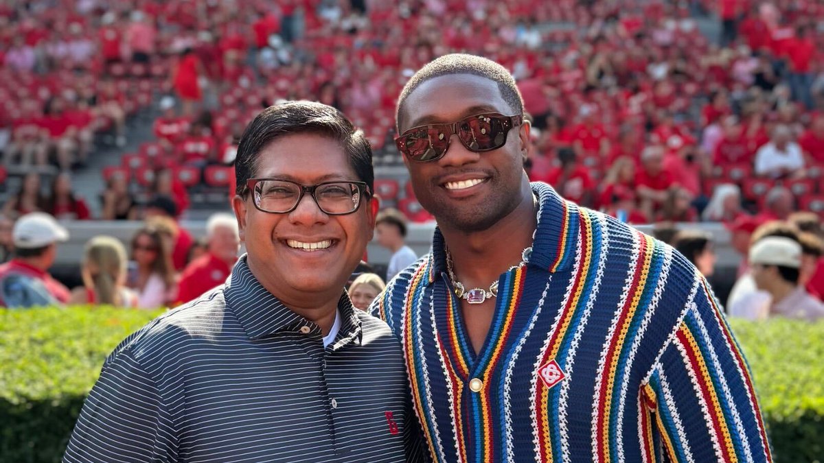 Big win for the Dawgs!

Interim Dean Santanu Chatterjee had the honor of serving as the Guest Coach for Saturday’s <a href="/GeorgiaFootball/">Georgia Football</a> vs. Ole Miss game.

We’re not saying his coaching made the difference… but the scoreboard speaks for itself. 

#GoDawgs!
