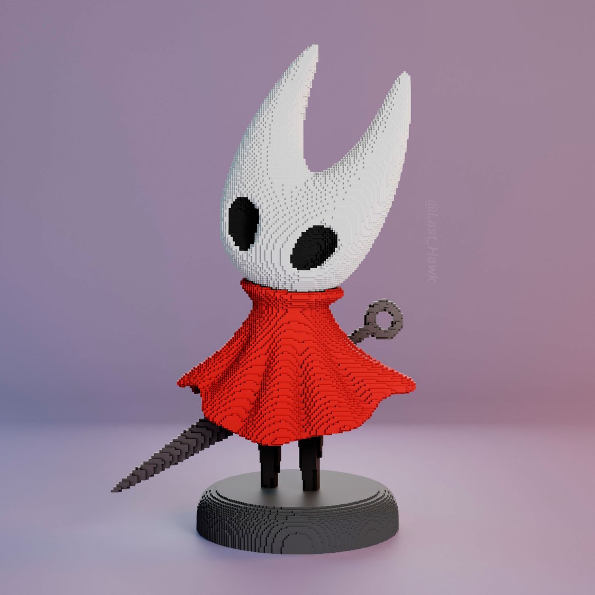 Pixel Hornet
Create a new model: 😒
Reuse old assets: 😏
#3DModel #hollowknight #hornet #Silksong