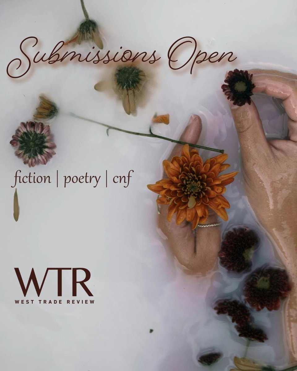WTRlitmag's tweet image. Submissions are open. Send us your best short fiction, poetry, and creative nonfiction.

Before submitting, please review our guidelines at the link below:

buff.ly/Kb1zSjx

#writingcommunity