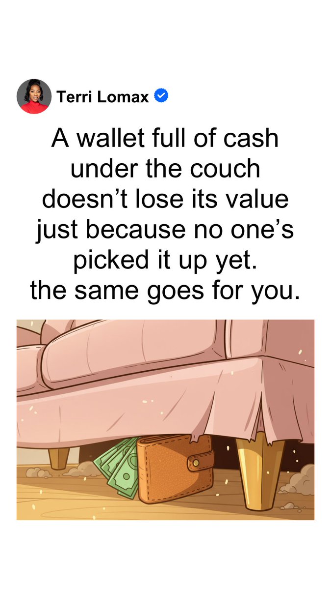 If the world hasn’t discovered your gifts yet, that doesn’t make them any less powerful.

Some people are just late to the party.
So keep showing up. Keep shining.

Because your greatness isn’t waiting on their recognition.

It already exists.🤩