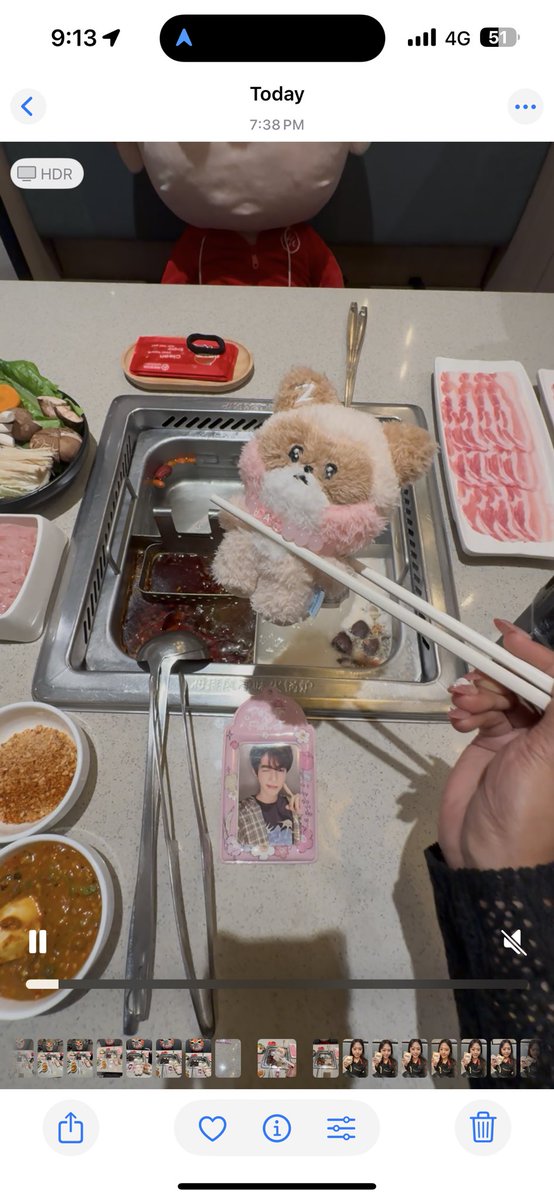 #Haidilao’s service is next level 😭😭😭
I’m such a huge Zhang Hao fan and always keeping up with him — so since he loves Haidilao, I promised myself I’d eat there when I got to Bangkok after the Zb1 concert.
Well… today was the day!
While I was taking a cute little photo with