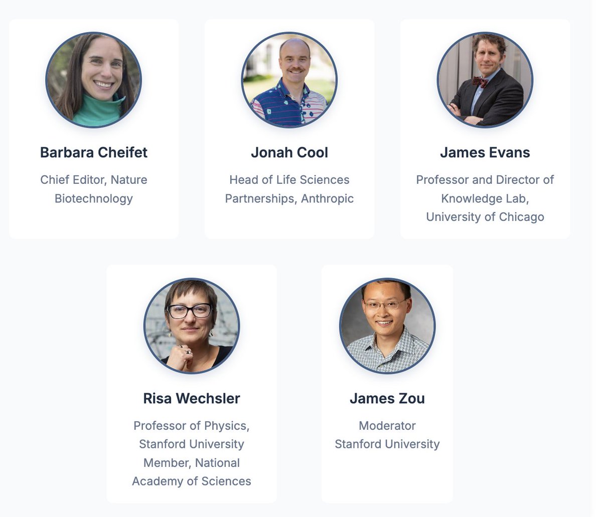 james_y_zou's tweet photo. Really excited to dive into the future of science with AI agents alongside these fantastic panelists in #agents4science! 

Oct 22, 10am PT. You can join here https://t.co/dD3sNnLBHT https://t.co/yOhWCDIqYP