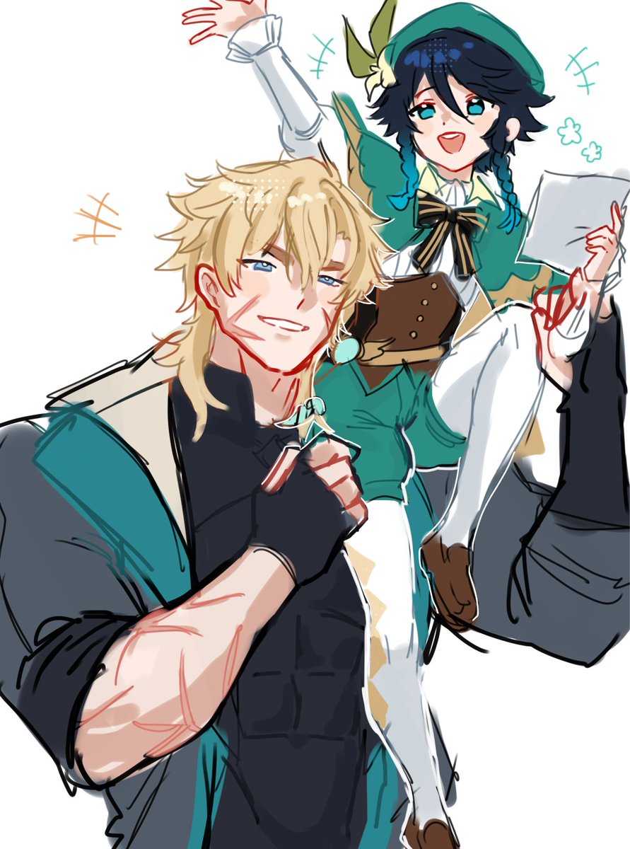 We love Mondstat!! #Venti #Varka