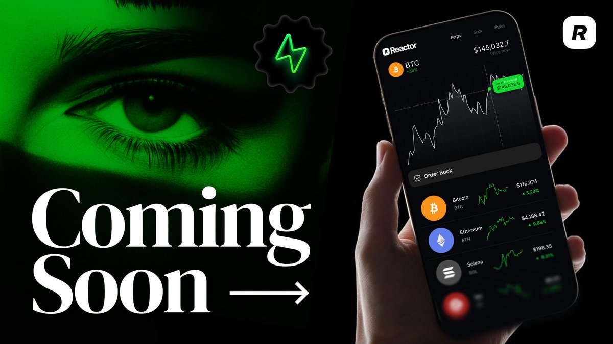 ReactorTrade's tweet image. The wait’s almost over. ⏰

The $REACT App is dropping this month - your all-in-one hub for trading, staking, yield &amp;amp; RWAs.

And yeah… some alpha is coming sooner than you think. 🦍

Stay sharp, stay tuned, stay early. 💸
👉 reactor.trade/reactor-token