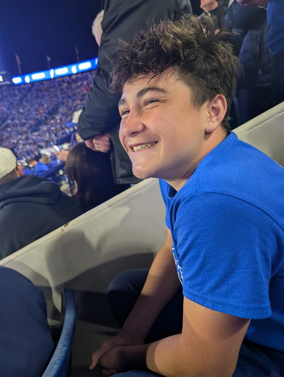 jvfiso's tweet photo. @BYUSportsNation Best part for me was my Jimmer aka #Fiso2 being there in person to witness the glory of the #HolyWar Thank you @hobocita for taking him and thank you @BYUfootball for a night he will never forget #GoCougs #BYUSN https://t.co/EtK58MAkBL