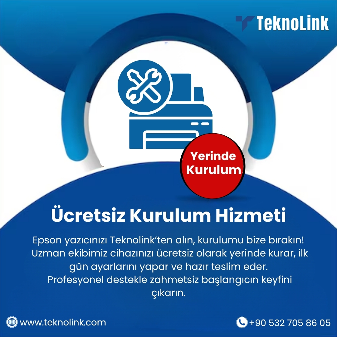Teknolinktr's tweet image. Epson yazıcınızı Teknolink’ten alın, kurulum derdini unutun!
Teknolink farkıyla yerinde, ücretsiz kurulum hizmeti sunuyoruz.
Siz sadece yazdırmaya başlayın, gerisini biz hallediyoruz. 

#Teknolink #ÜcretsizKurulum #KurulumHizmeti #EpsonYazıcı #OfisÇözümleri #ServisDesteği