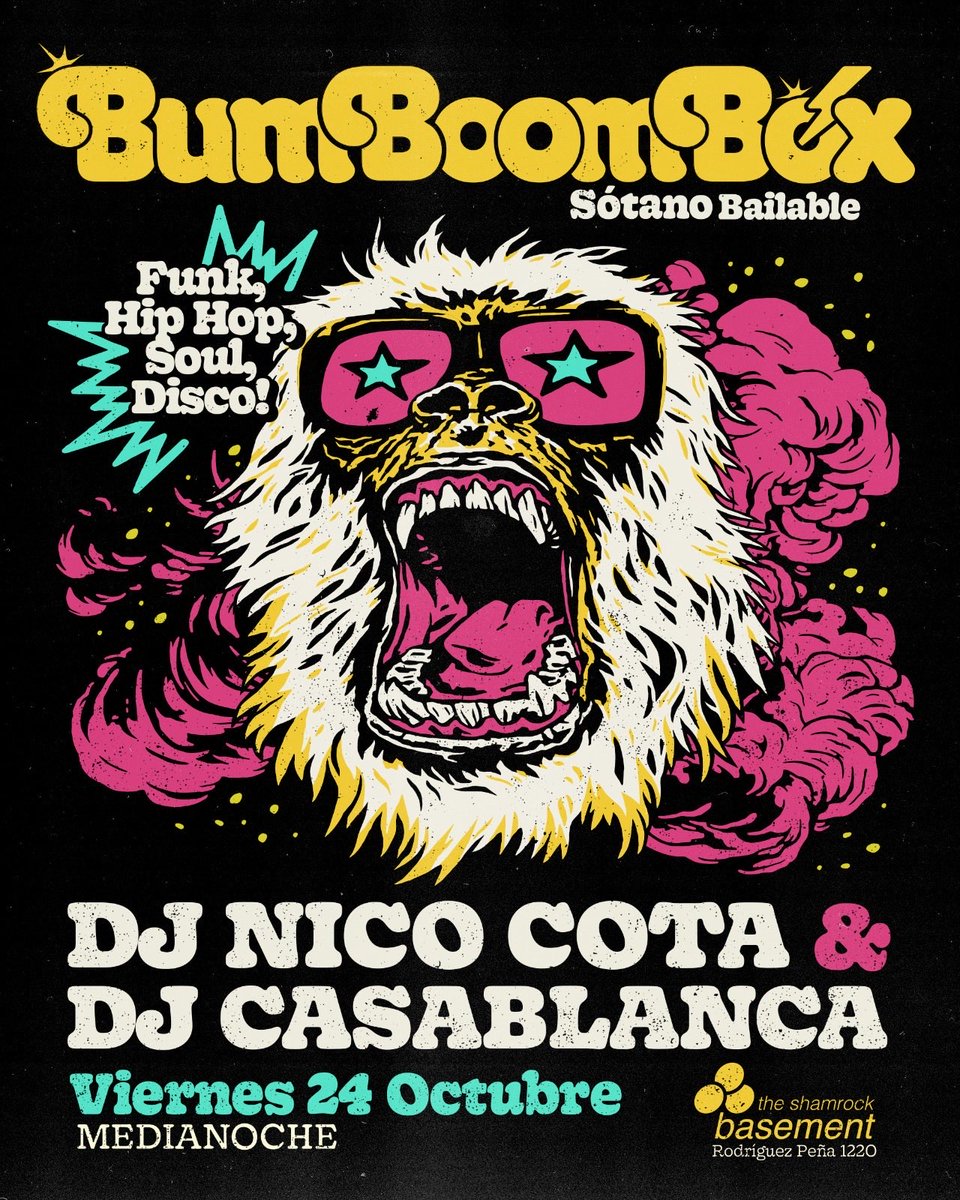 Este Viernes hay fiesta ✨🌶️

venti.com.ar/evento/bumboom…