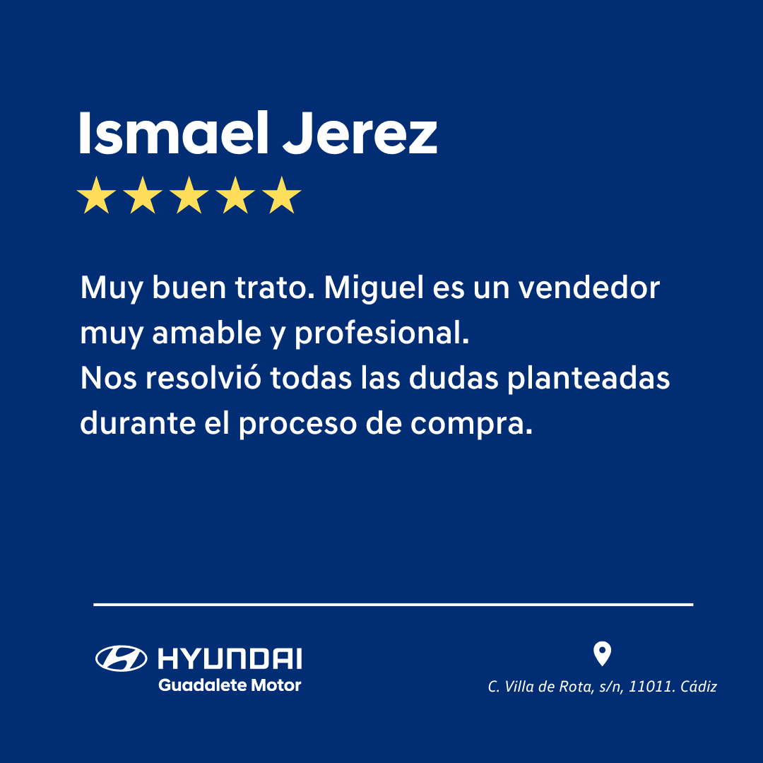 GuadaleteMotor's tweet image. Un trato cercano y profesional es la base de todo lo que hacemos.
⭐⭐⭐⭐⭐

Gracias por tus palabras y por reconocer el trabajo de Miguel y de todo el equipo. 💙

📍 C. Villa de Rota, s/n. Cádiz

#Hyundai #GuadaleteMotor #ClienteFeliz #Cadiz